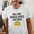 Will Give Medical Advice For Tacos Shirt Graduation MD Men's V-Neck T-Shirt