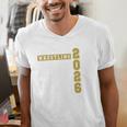 Wrestling Senior Night Wrestling Senior 2026 Graduation 43 Men's V-Neck T-Shirt