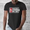 1 Social Battery Sarcastic Introverted Men Women Men's V-Neck T-Shirt