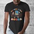 100 Days In The Books Celebration Retro School Men's V-Neck T-Shirt