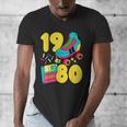 1980 Retro Raised In The 80s Old School Nostalgia Vibes Men's V-Neck T-Shirt