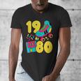 1980 Retro Raised In The 80s Old School Nostalgia Vibes Men's V-Neck T-Shirt