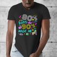 1980s 80's Baby 1990s 90's Made Me Birthday Nostalgia Vibes Men's V-Neck T-Shirt