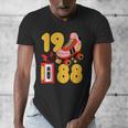 1988 Retro Raised On 80s Music Old School Nostalgia Punk Men's V-Neck T-Shirt 1988 Retro Raised On 80s Music Old School Nostalgia Punk Men's V-Neck T-Shirt