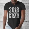2018 Chemistry Graduation Chemist Graduate Degree Men's V-Neck T-Shirt