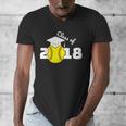 2018 Softball Senior Graduation Shirt For Girls Grad Men's V-Neck T-Shirt