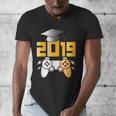 2019 High School Graduation Shirt Gamer Graduate Men's V-Neck T-Shirt