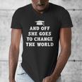 2019 Inspirational Graduation For Her Men's V-Neck T-Shirt