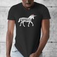 2019 Senior Unicorn Shirt Graduation High School College Men's V-Neck T-Shirt
