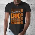 2026 Basketball Senior Dad Graduation Matching Family Men's V-Neck T-Shirt
