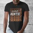 2026 Football Senior Auntie Graduation Matching Family Men's V-Neck T-Shirt