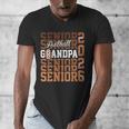2026 Football Senior Grandpa Graduation Matching Family Men's V-Neck T-Shirt