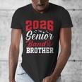 2026 Senior Band Brother Class Of 2026 Parent Graduation Men's V-Neck T-Shirt