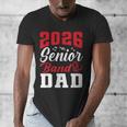 2026 Senior Band Dad Class Of 2026 Band Parent Graduation Men's V-Neck T-Shirt