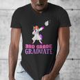 3rd Grade Graduation Unicorn End Of Year Third Men's V-Neck T-Shirt
