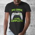 3rd Grade Level Complete Gamer Class Of 2026 Graduation Men's V-Neck T-Shirt