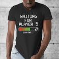 3rd Time Dad Mom Waiting For Player 5 Baby 3 Announcement Men's V-Neck T-Shirt 3rd Time Dad Mom Waiting For Player 5 Baby 3 Announcement Men's V-Neck T-Shirt