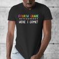 4th Grade Here I Come Cute 3rd Grade Graduation Shirt Men's V-Neck T-Shirt