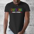 4th Grade Here I Come Kids 3rd Grade Graduation Men's V-Neck T-Shirt