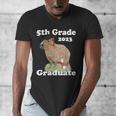 5th Grade Graduation Class Of 2023 Capybara Fifth Graduate Men's V-Neck T-Shirt