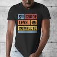 5th Grade Level Complete Shirt Graduation Last Day Of School Men's V-Neck T-Shirt