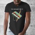 70s 80s 90s Retro Party Costume Nostalgia Cassette Men's V-Neck T-Shirt