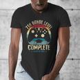 7th Grade Level Complete Gamer Class Of 2025 Graduation Boy Men's V-Neck T-Shirt