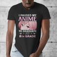8th Grade Graduation Anime 2024 Graduate Middle School Girls Men's V-Neck T-Shirt