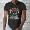 8th Grade Level Complete Gamer Class Of 2025 Graduation Boy Men's V-Neck T-Shirt