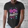 90's Party 90s Nostalgia Retro Rave Dance Music Men's V-Neck T-Shirt