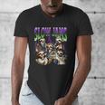 90s Style Bootleg Trendy Sloth Design For Introverts Men's V-Neck T-Shirt 90s Style Bootleg Trendy Sloth Design For Introverts Men's V-Neck T-Shirt