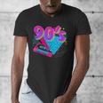 90's Vibe Retro Style Cassette Tape Nostalgia 1990s Party Men's V-Neck T-Shirt