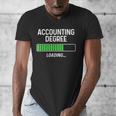 Accounting Degree Loading Shirt Graduation Student Men's V-Neck T-Shirt