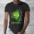 Alien Face Ew People UFO Introvert Meme Men Women Kids Men's V-Neck T-Shirt Alien Face Ew People UFO Introvert Meme Men Women Kids Men's V-Neck T-Shirt