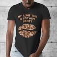 My Alone Time Is For Your Safety Coffee Lover Introvert Men's V-Neck T-Shirt My Alone Time Is For Your Safety Coffee Lover Introvert Men's V-Neck T-Shirt