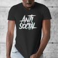 Anti Social Anti Social Club Introvert People Hate Men's V-Neck T-Shirt Anti Social Anti Social Club Introvert People Hate Men's V-Neck T-Shirt