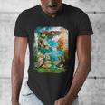 Aqua In The Skies Frutiger Aero Men's V-Neck T-Shirt Aqua In The Skies Frutiger Aero Men's V-Neck T-Shirt
