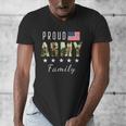 Army Graduation Proud Military Family Mom Dad Brother Sister Men's V-Neck T-Shirt