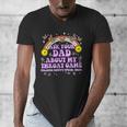 Ask Your Dad My Throat Game Embarrassing Adult Humor Men's V-Neck T-Shirt