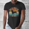 Ask Me About My Weiner Dachshund Dad Men's V-Neck T-Shirt