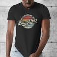 Awesome Like My Daughters Vintage Dad Quote Father Day Men's V-Neck T-Shirt