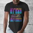 Awesome DJ Dad DJ Music Men's V-Neck T-Shirt