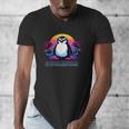 Awkward But Loyal Penguin Synthwave Vapowave Introvert Men's V-Neck T-Shirt Awkward But Loyal Penguin Synthwave Vapowave Introvert Men's V-Neck T-Shirt