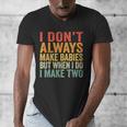 Baby Twins For Pregnant Mum Dad Men's V-Neck T-Shirt