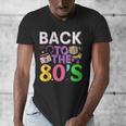 Back To The 80's Mixtape Era Nostalgia Retro 1980 80's Style Men's V-Neck T-Shirt