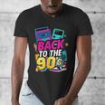 Back To The 90s Nostalgia Cassette Game Console Boombox Men's V-Neck T-Shirt