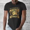 This Badass Has a Masters Degree College Graduation Men's V-Neck T-Shirt