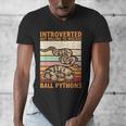 Ball Python Snake Introvert Ball Python Men's V-Neck T-Shirt Ball Python Snake Introvert Ball Python Men's V-Neck T-Shirt
