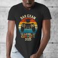 Bar Exam Level Complete 2025 Lawyer Law School Graduation Men's V-Neck T-Shirt