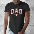 Baseball Dad Shirt Baseball Player Game Day Father's Day Men's V-Neck T-Shirt